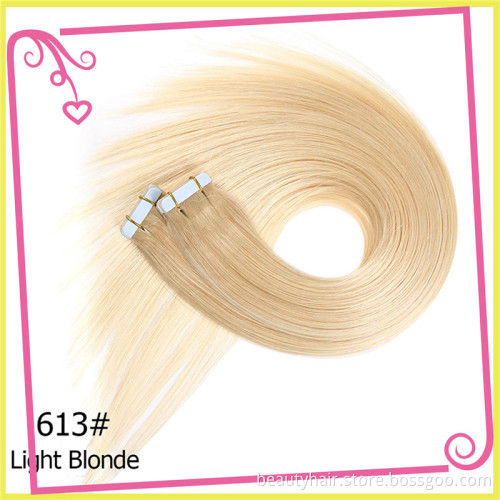 long lasting all color available ombre tape in hair extensions
